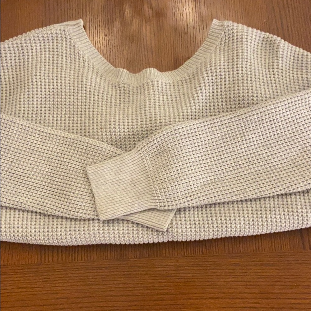 Grey Knit Sweater
